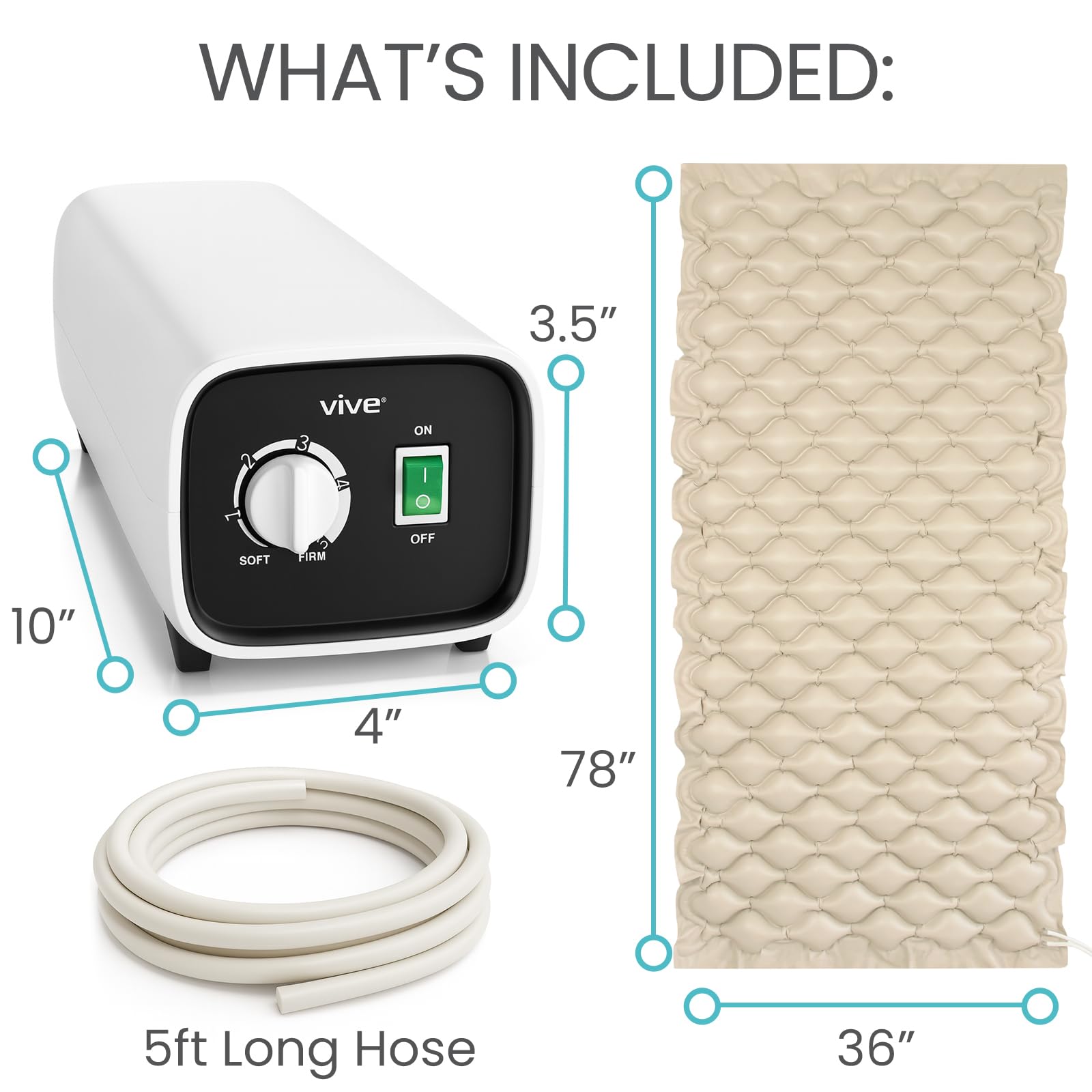 ALTERNATINGAIR PRESSUREMATTRESS PAD